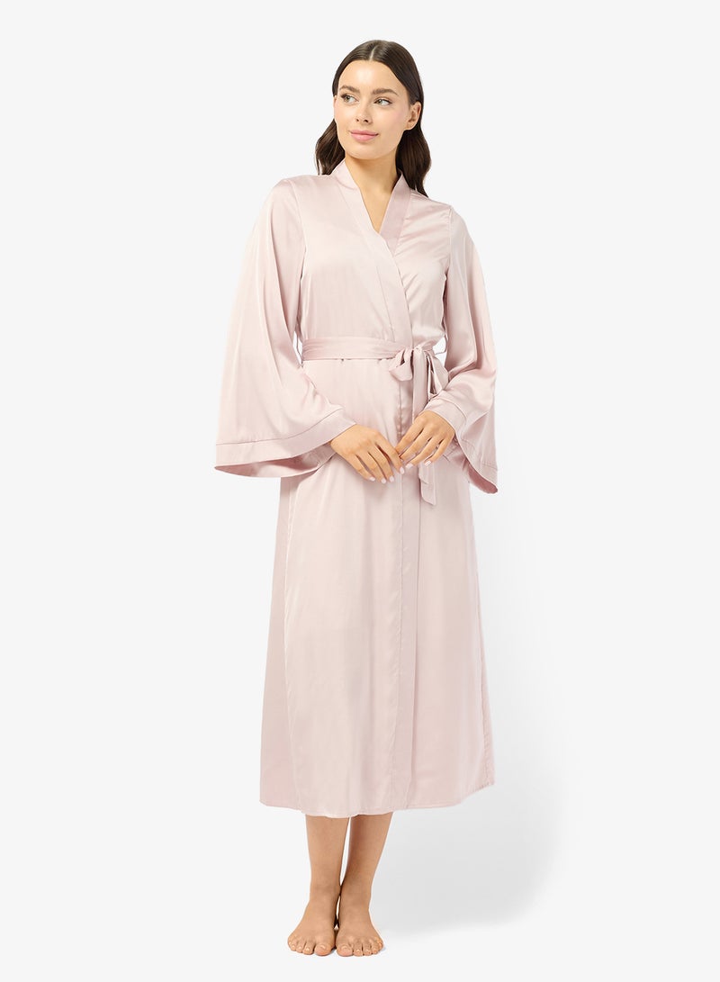 جينجر روب ساتان طويل - Image 4